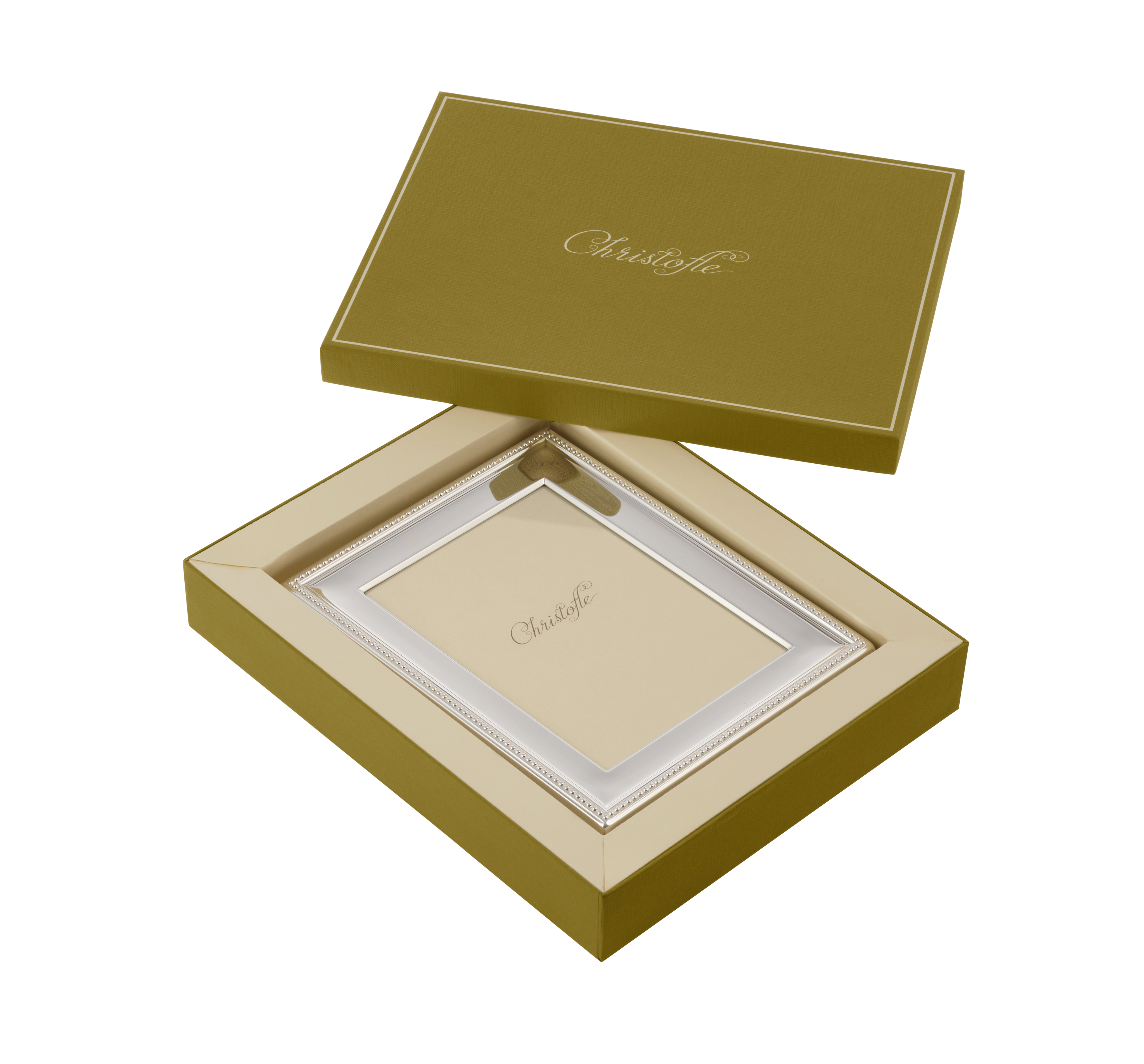 Silver plated Perles picture frame - for 13 x 18 cm photos Silver plated Perles picture frame - for 13 x 18 cm photos